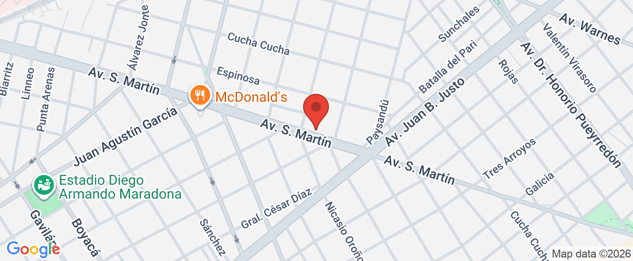 Mapa de la ubicación