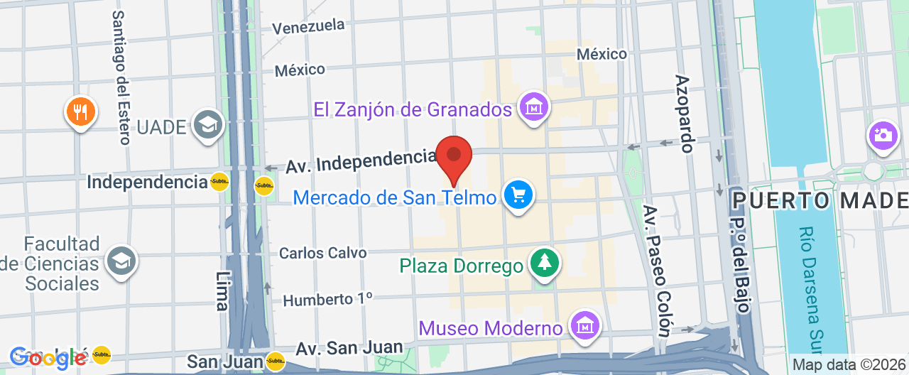 Mapa de la ubicación