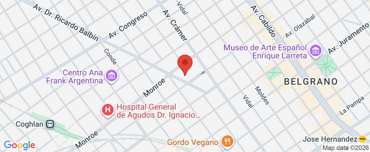 Mapa de la ubicación
