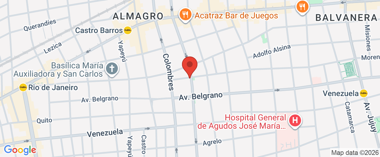 Mapa de la ubicación