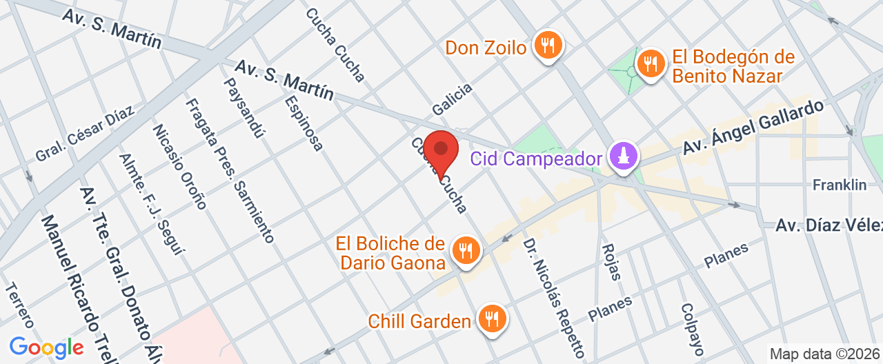 Mapa de la ubicación