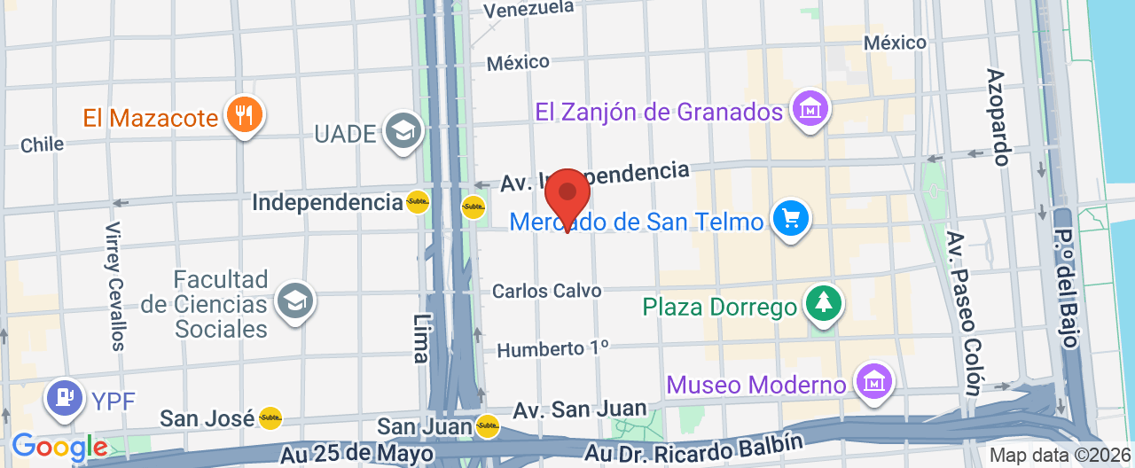 Mapa de la ubicación