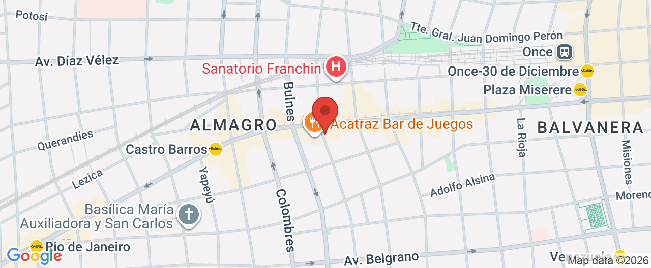 Mapa de la ubicación