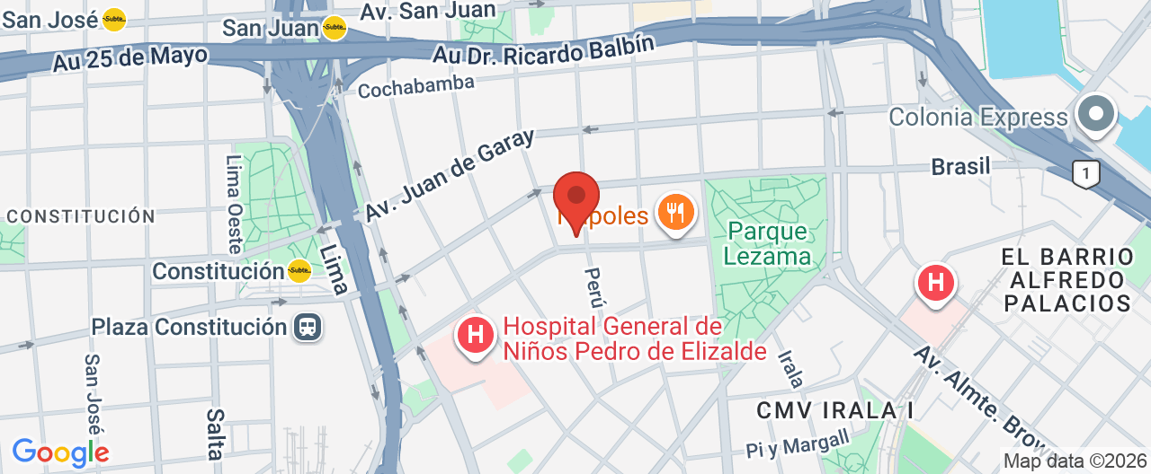 Mapa de la ubicación