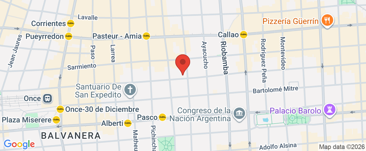 Mapa de la ubicación