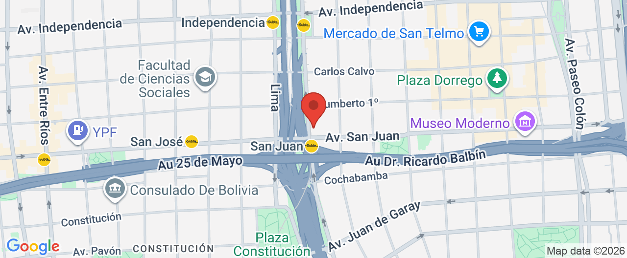 Mapa de la ubicación