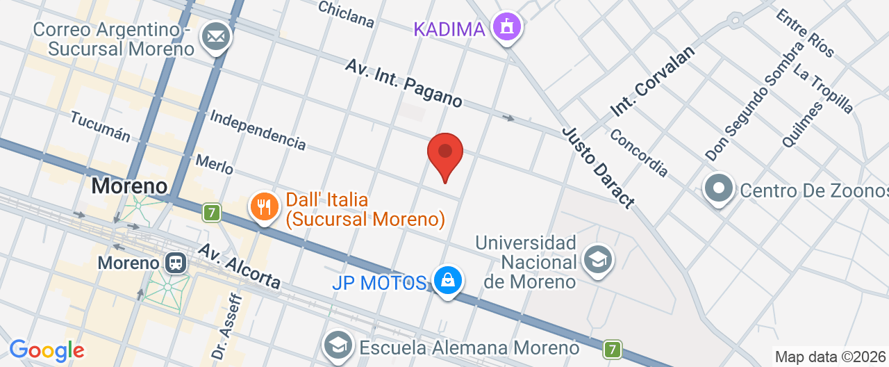 Mapa de la ubicación