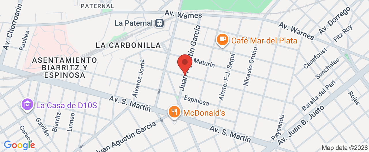 Mapa de la ubicación