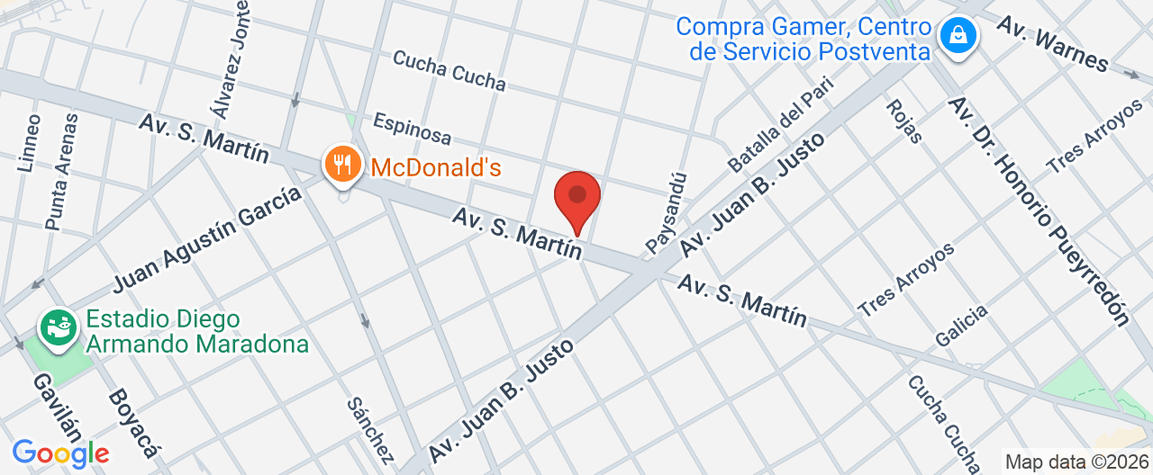 Mapa de la ubicación