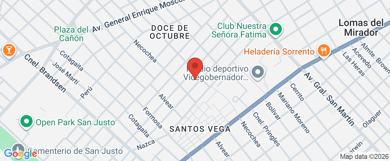 Mapa de la ubicación