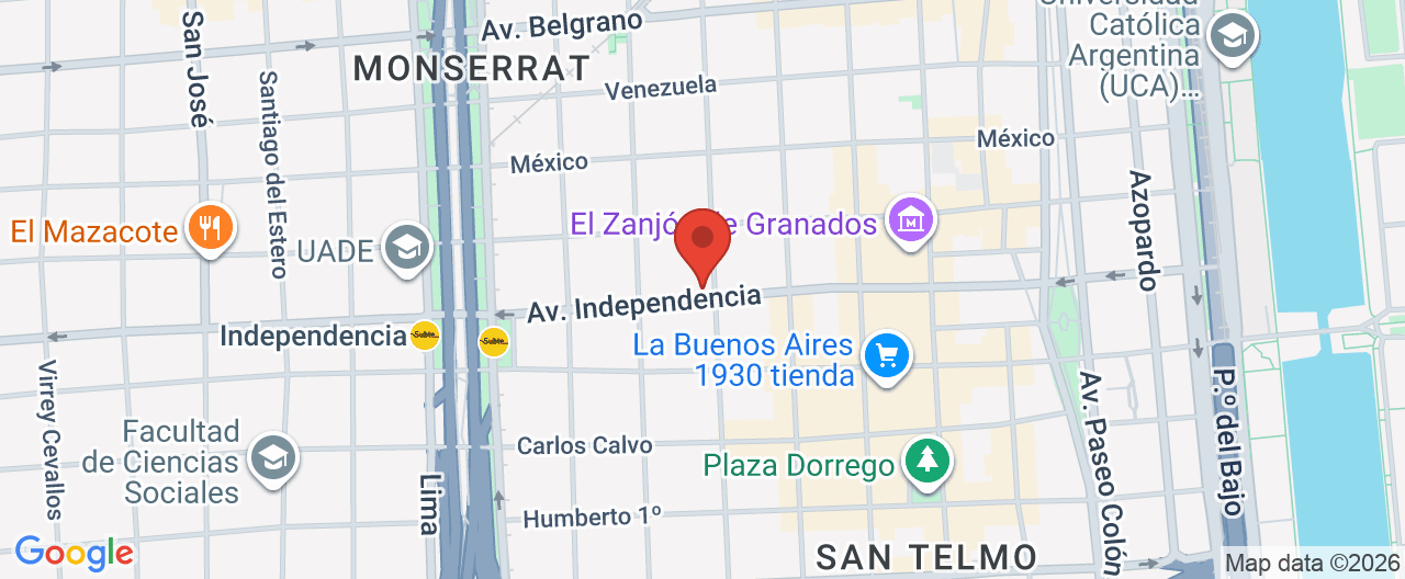 Mapa de la ubicación