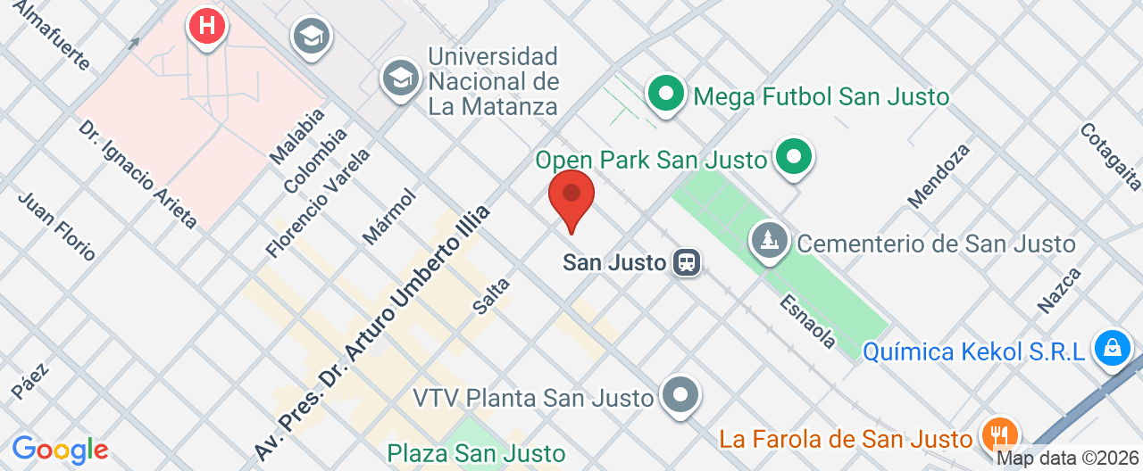 Mapa de la ubicación
