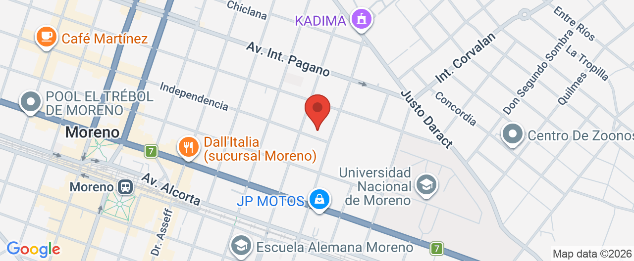 Mapa de la ubicación