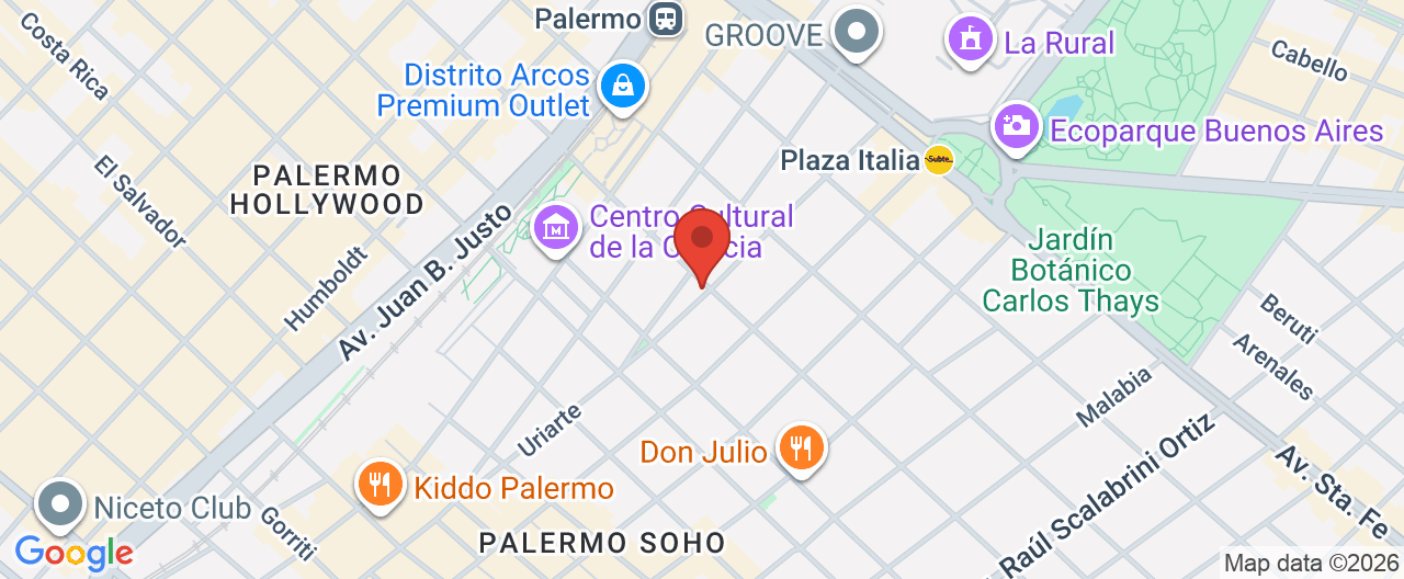 Mapa de la ubicación