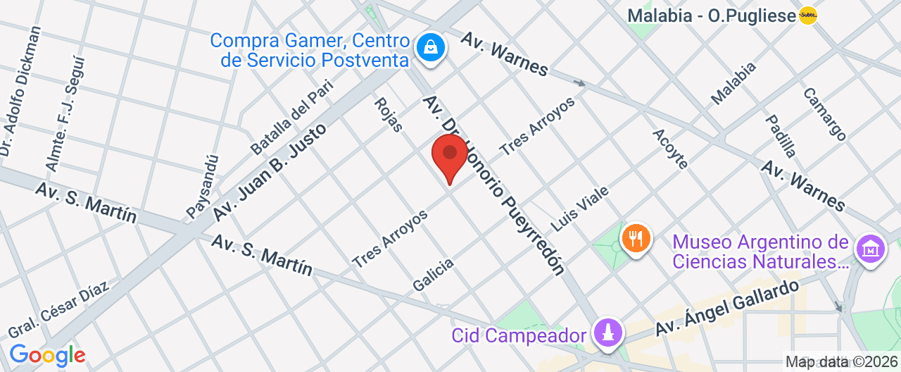Mapa de la ubicación