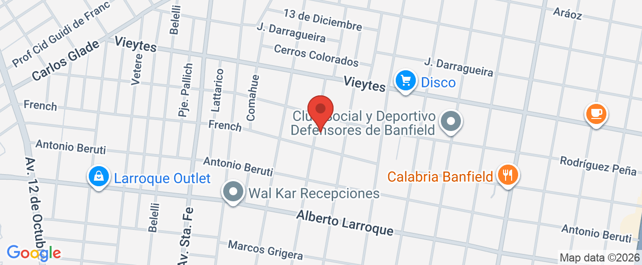 Mapa de la ubicación