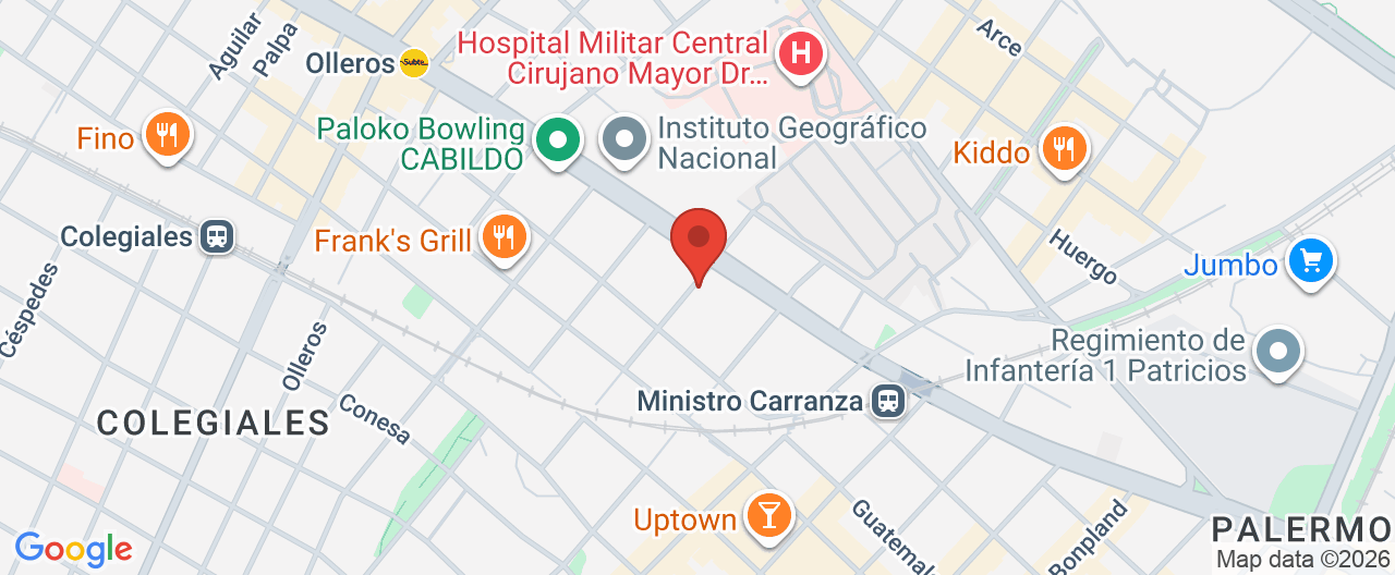 Mapa de la ubicación