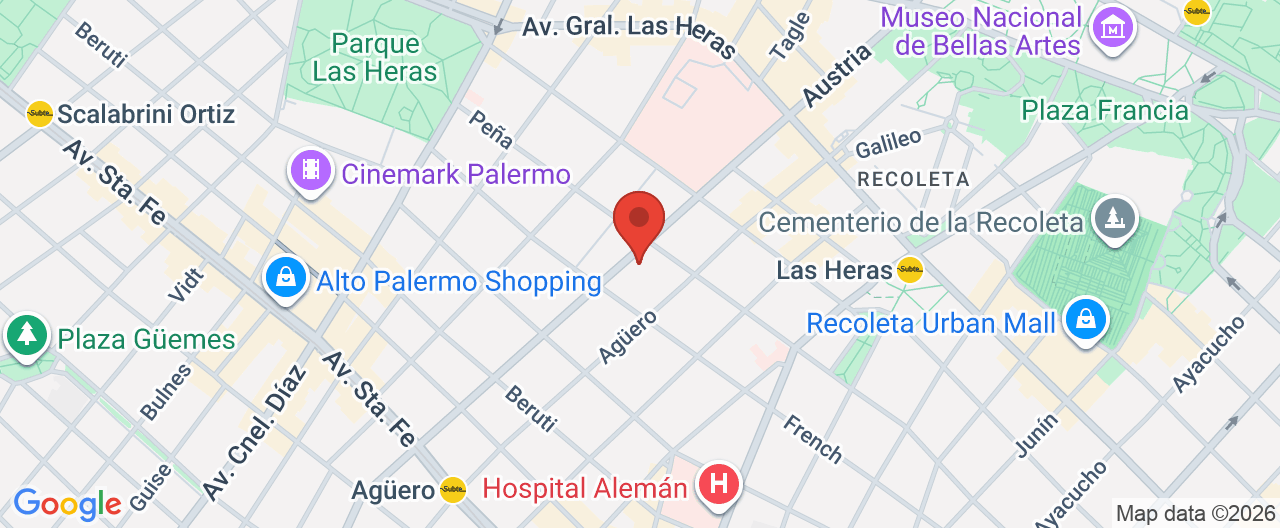 Mapa de la ubicación