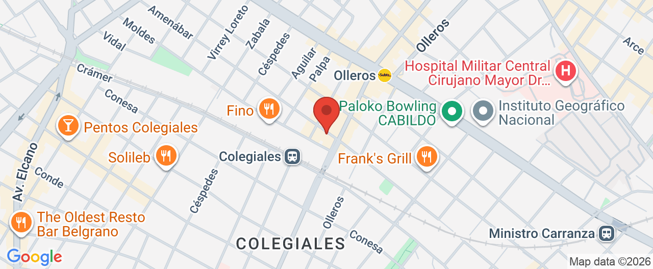 Mapa de la ubicación