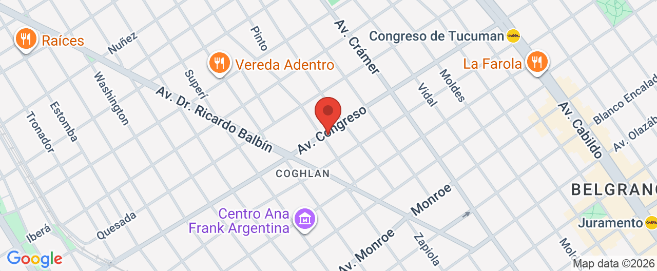Mapa de la ubicación