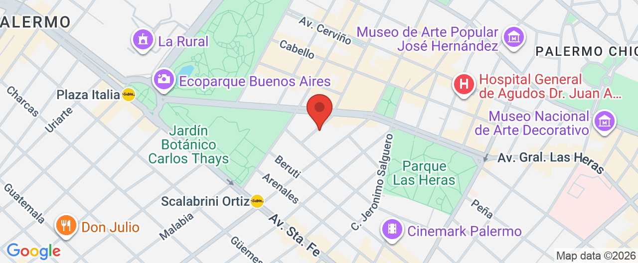 Mapa de la ubicación