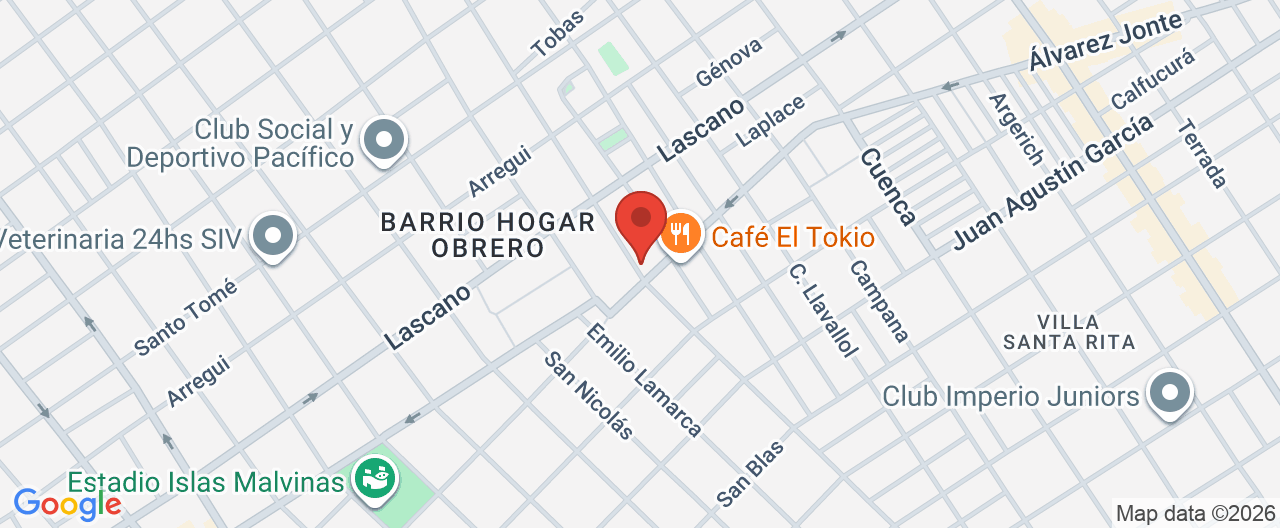 Mapa de la ubicación