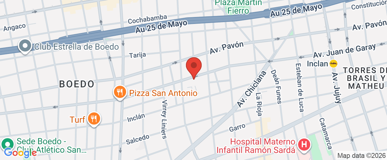 Mapa de la ubicación