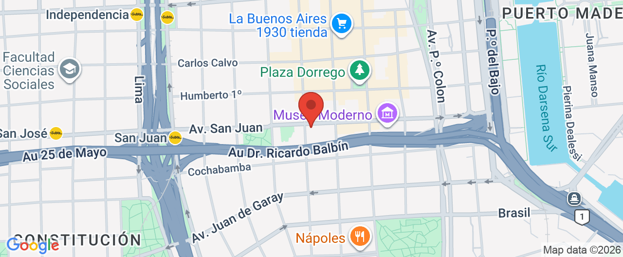 Mapa de la ubicación