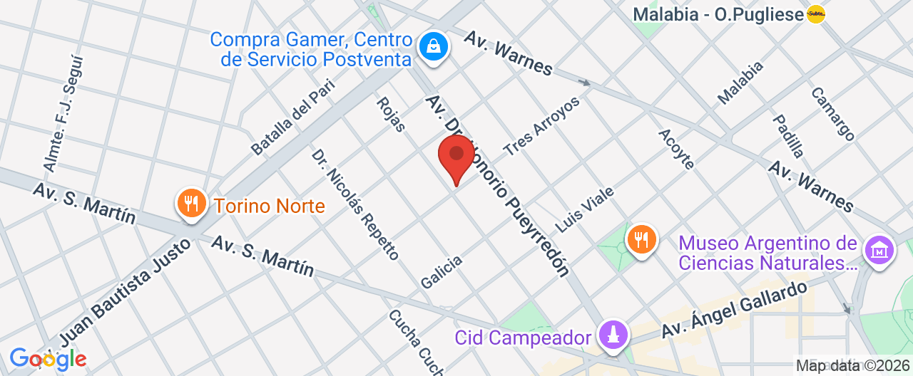 Mapa de la ubicación