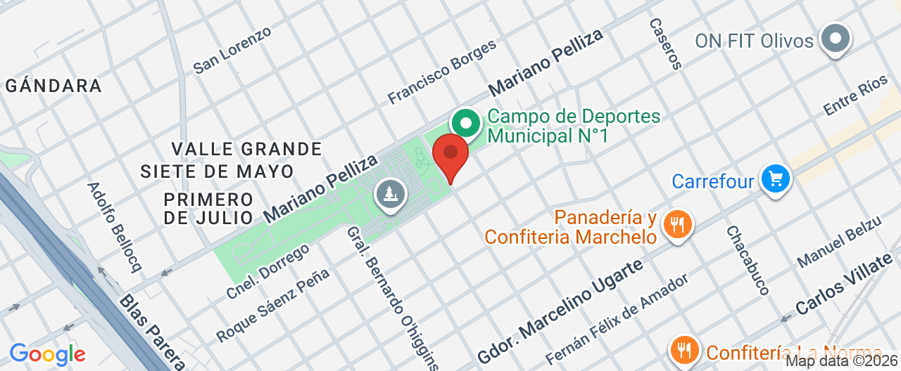 Mapa de la ubicación