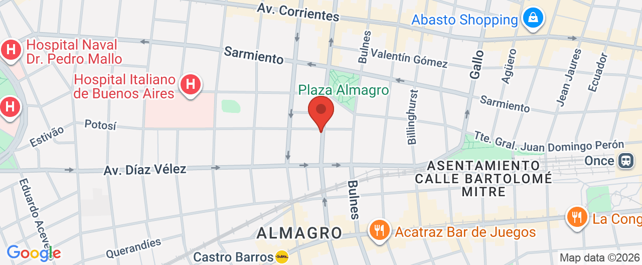 Mapa de la ubicación