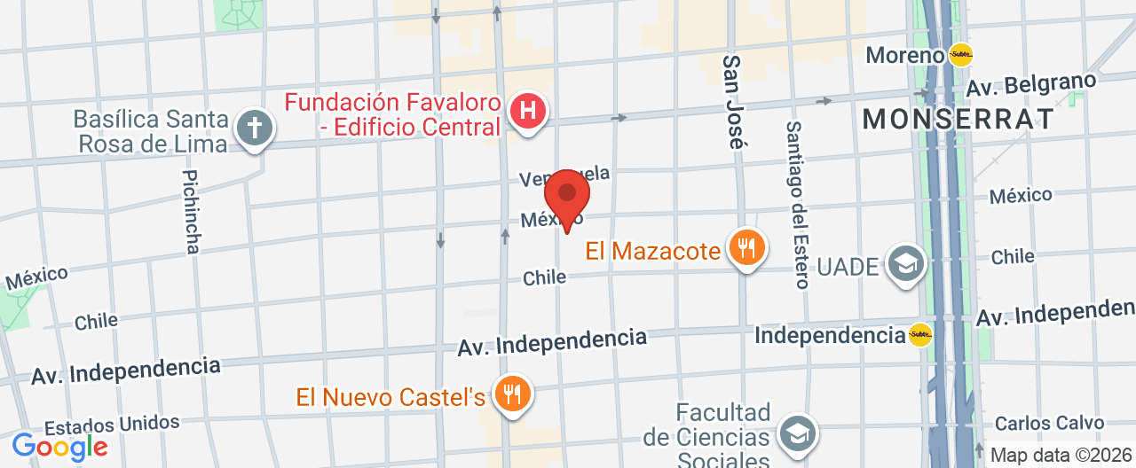 Mapa de la ubicación