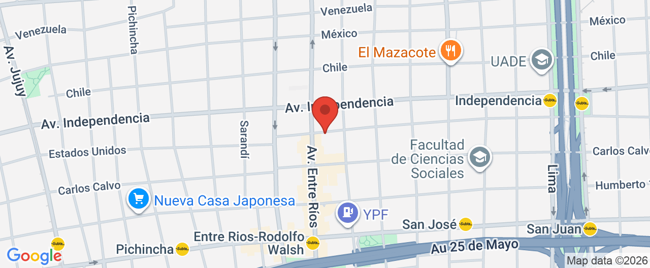 Mapa de la ubicación