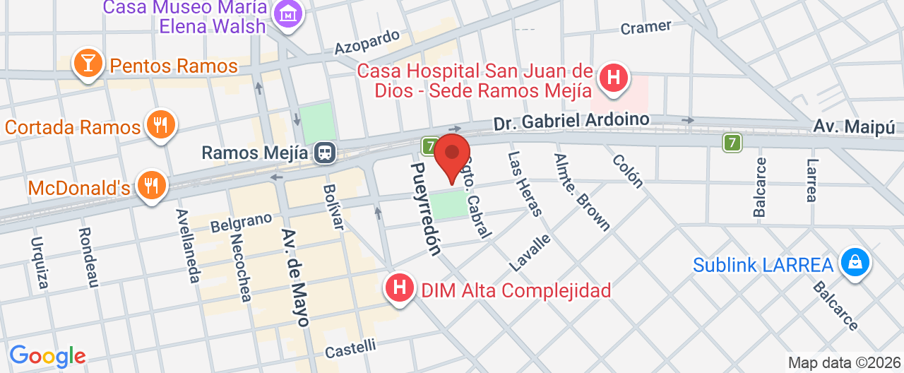 Mapa de la ubicación