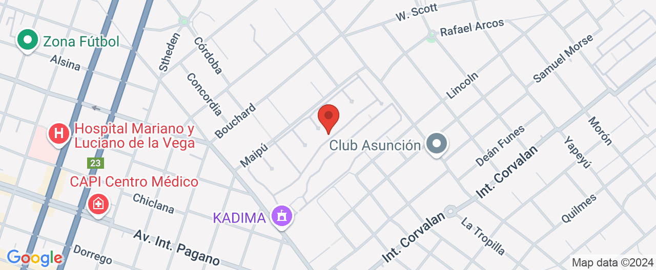 Mapa de la ubicación