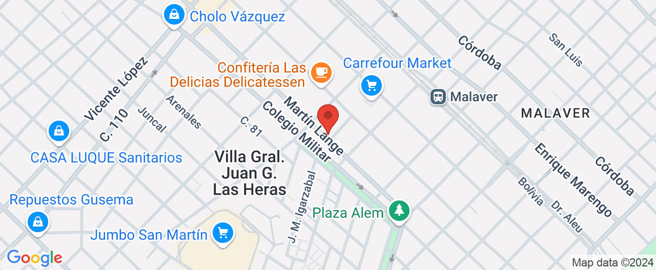 Mapa de la ubicación