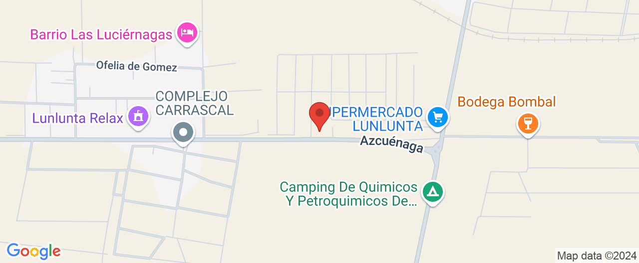 Mapa de la ubicación