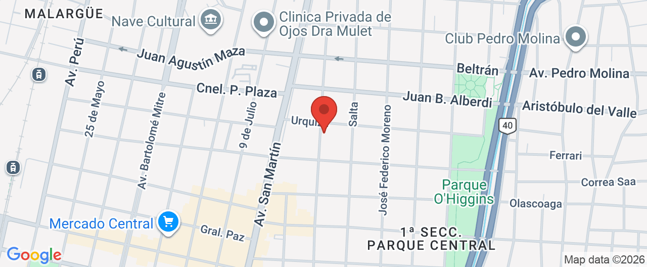 Mapa de la ubicación