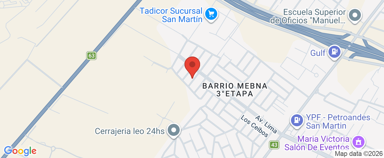 Mapa de la ubicación