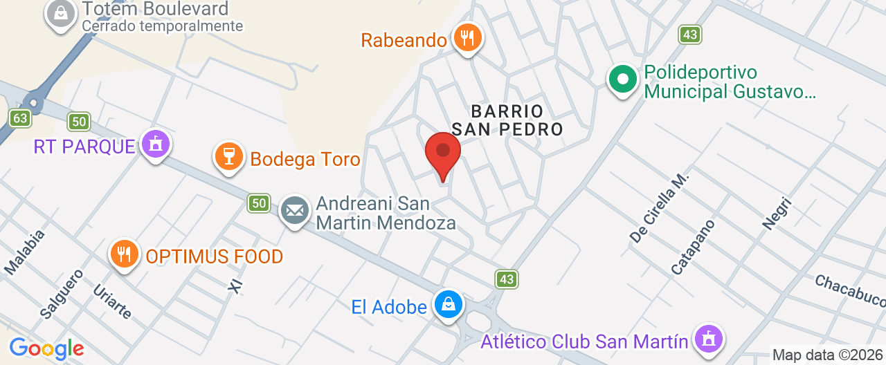 Mapa de la ubicación