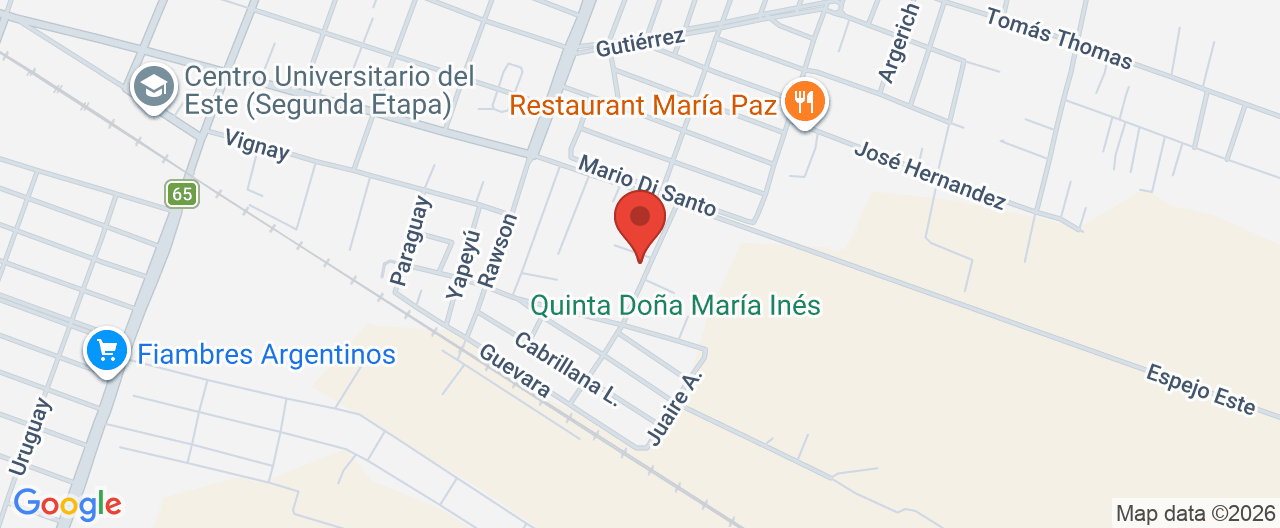 Mapa de la ubicación
