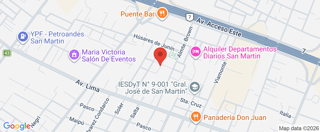 Mapa de la ubicación