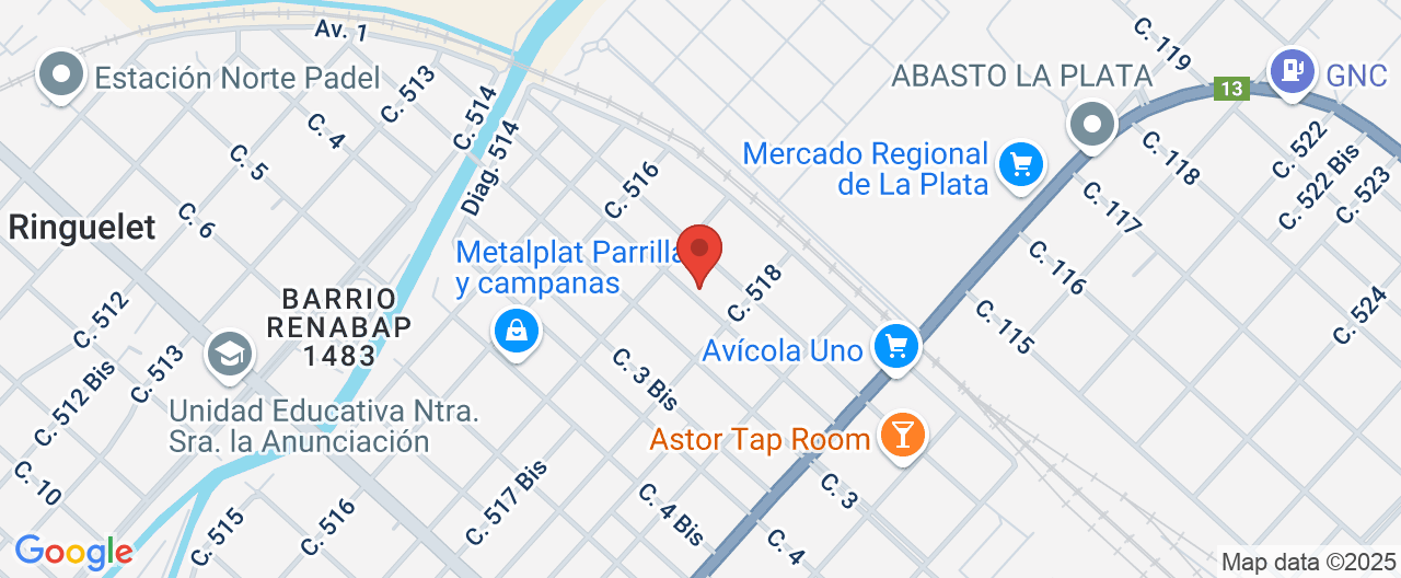 Mapa de la ubicación