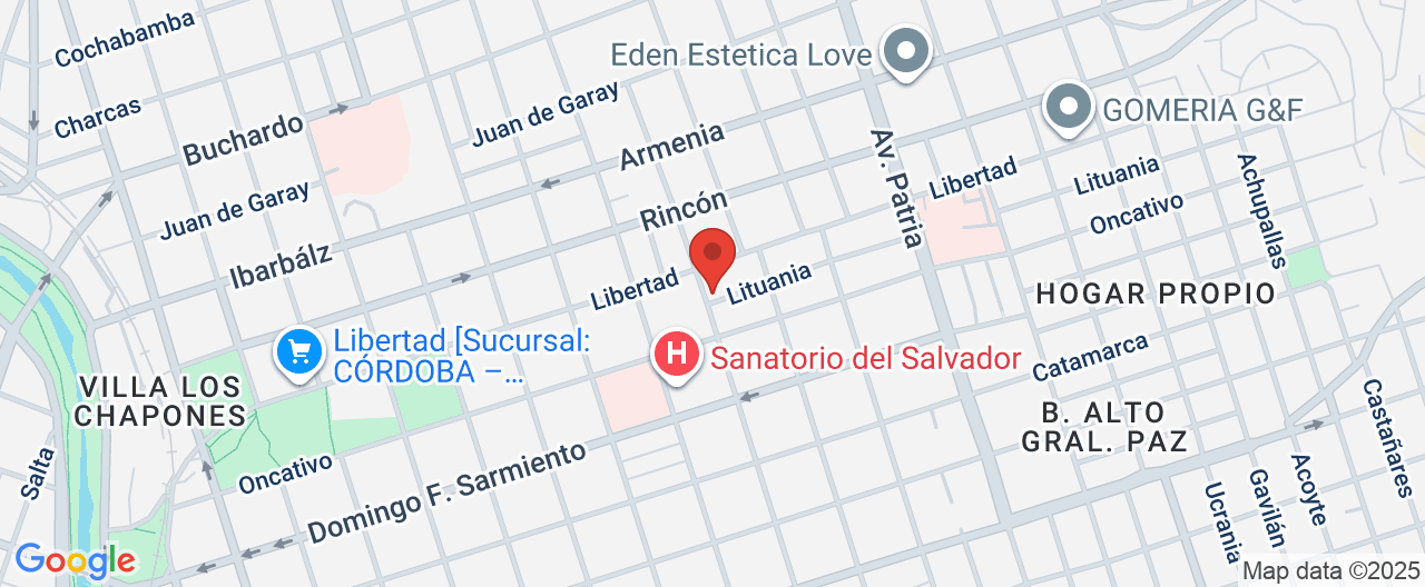 Mapa de la ubicación
