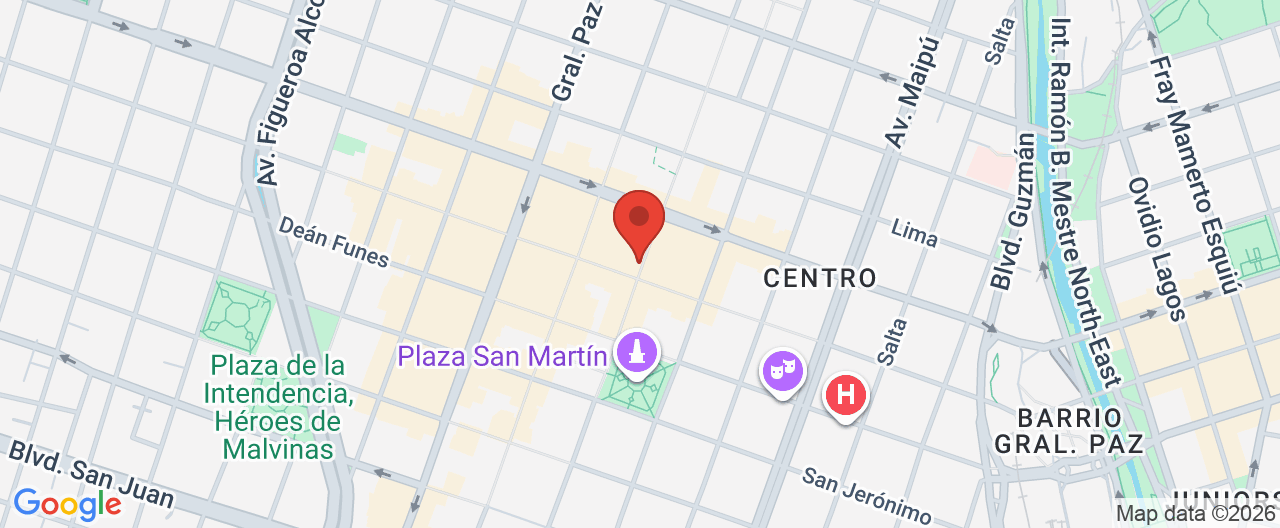 Mapa de la ubicación