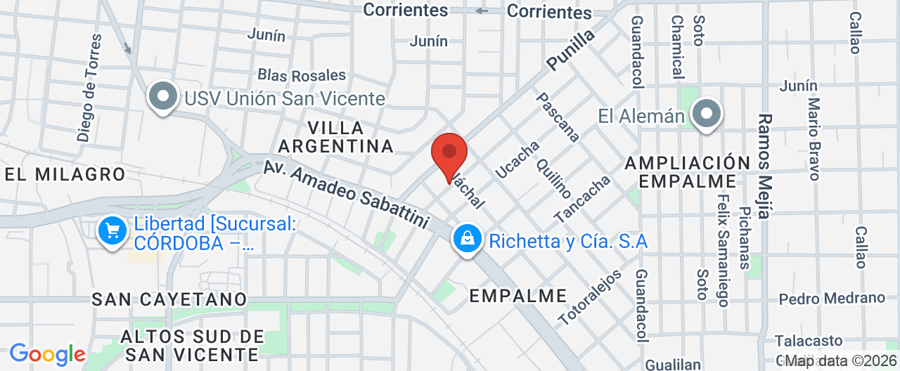 Mapa de la ubicación