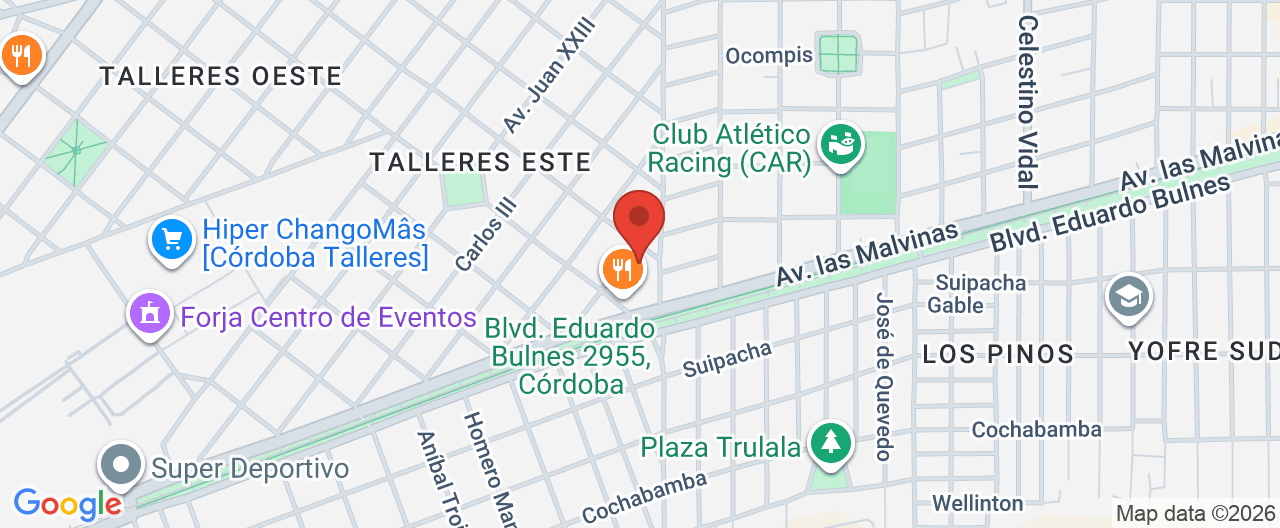 Mapa de la ubicación