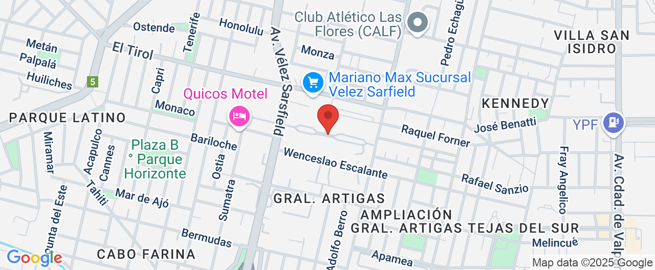 Mapa de la ubicación