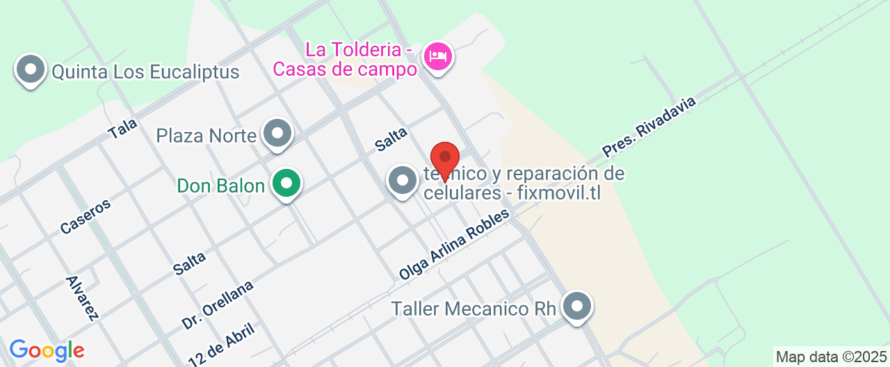 Mapa de la ubicación