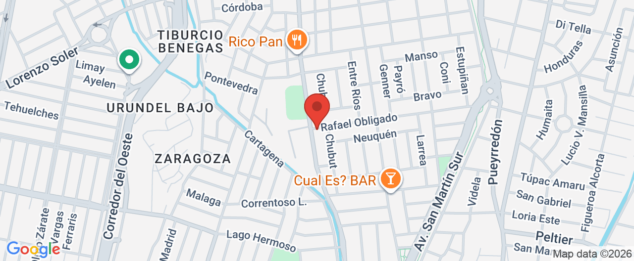 Mapa de la ubicación
